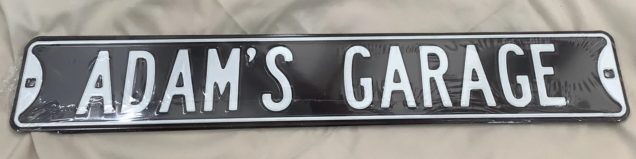 Adam’s Garage - Street Signs Metal Sign
