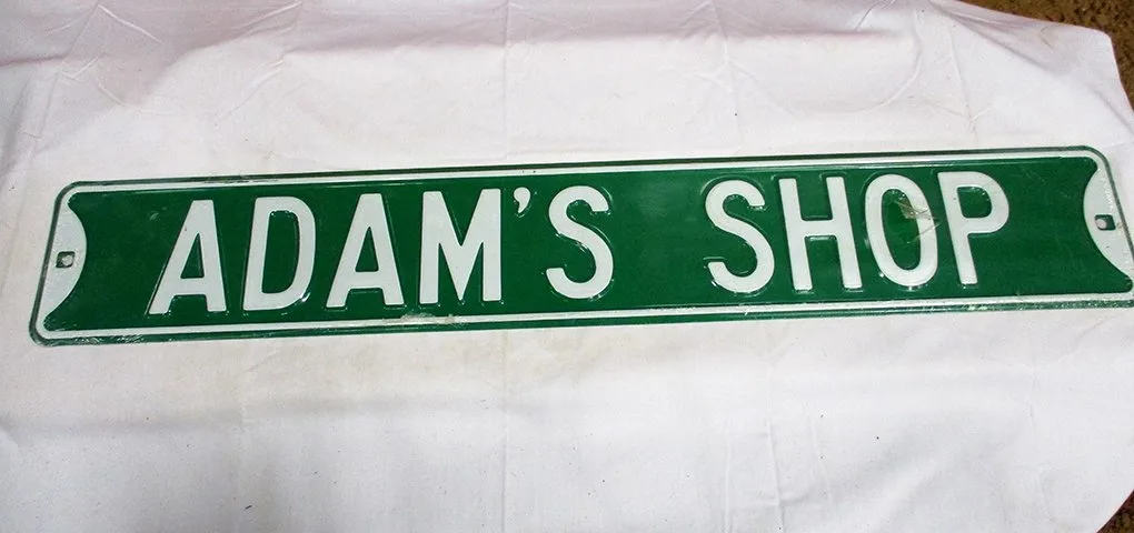 Adam's Shop - Street Signs Metal Sign