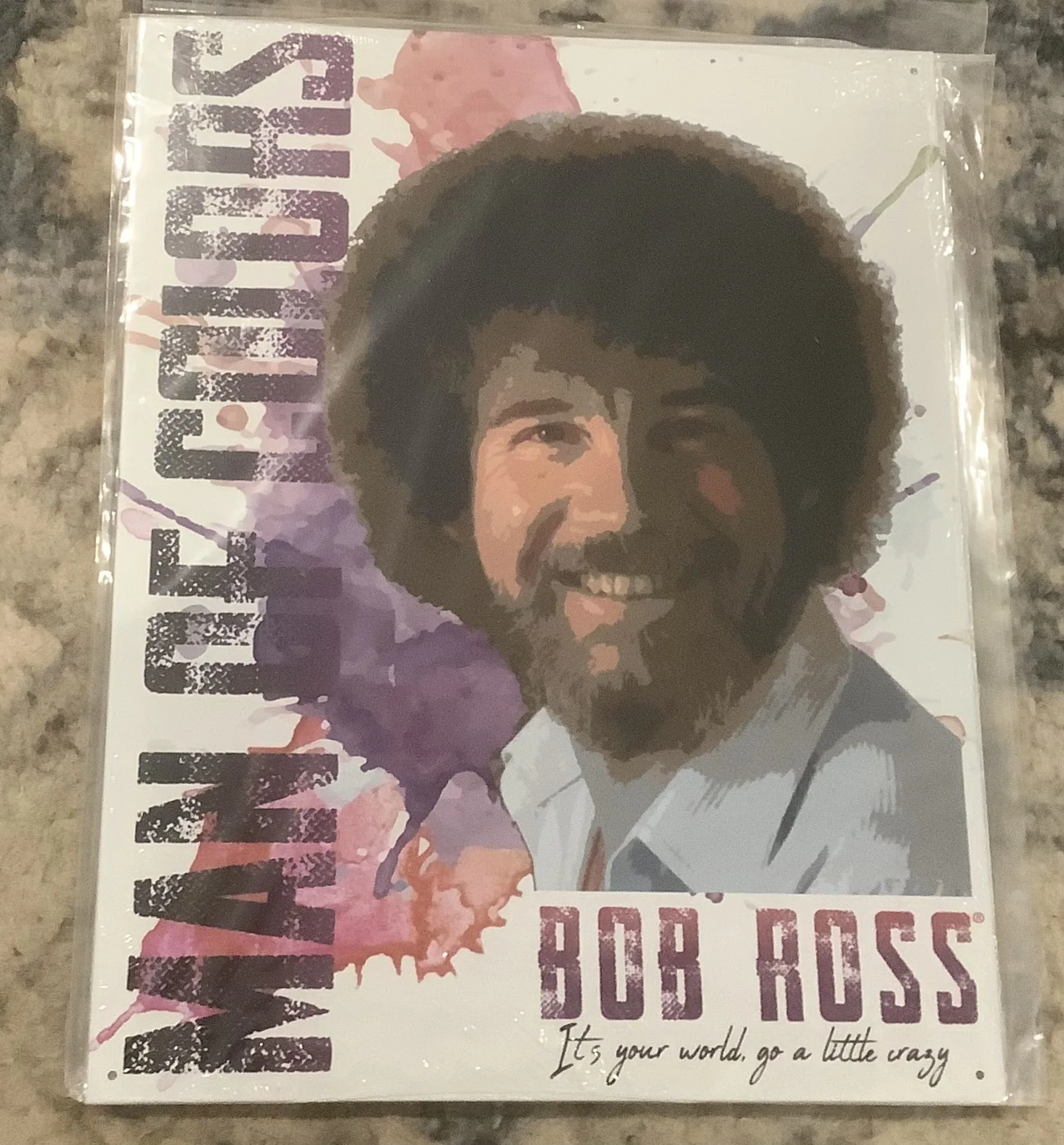 Bob Ross-Man Of Colors - Tin Signs Metal Sign