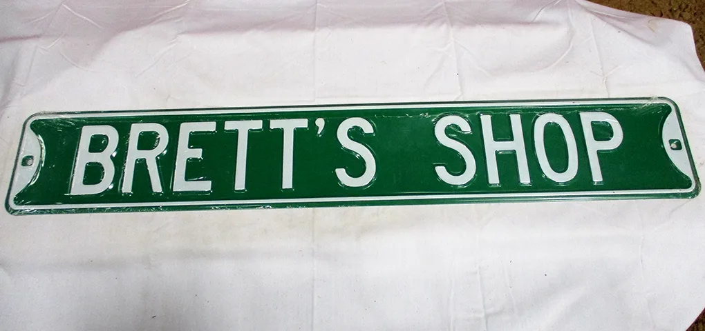 Brett's Shop - Street Signs Metal Sign