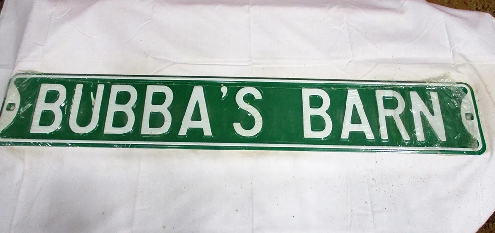 Bubba's Barn - Street Signs Metal Sign