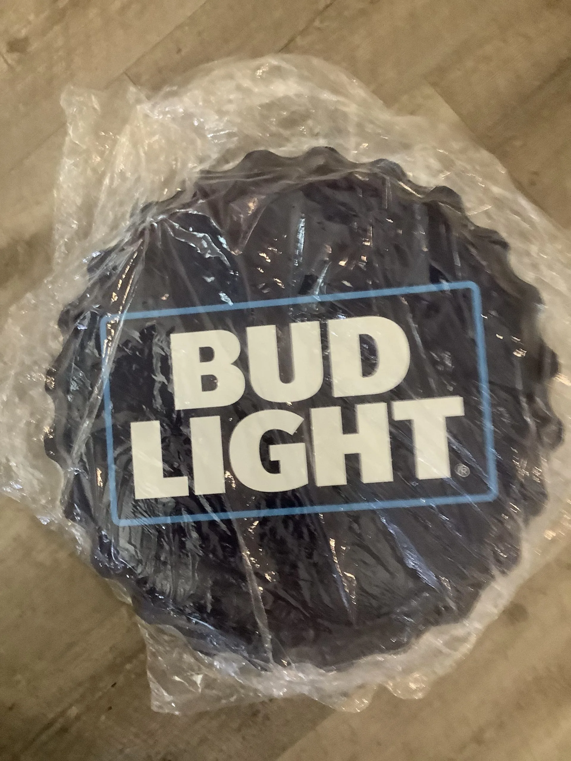 Bud Light Logo Bottle Cap - Bottle Caps Metal Sign