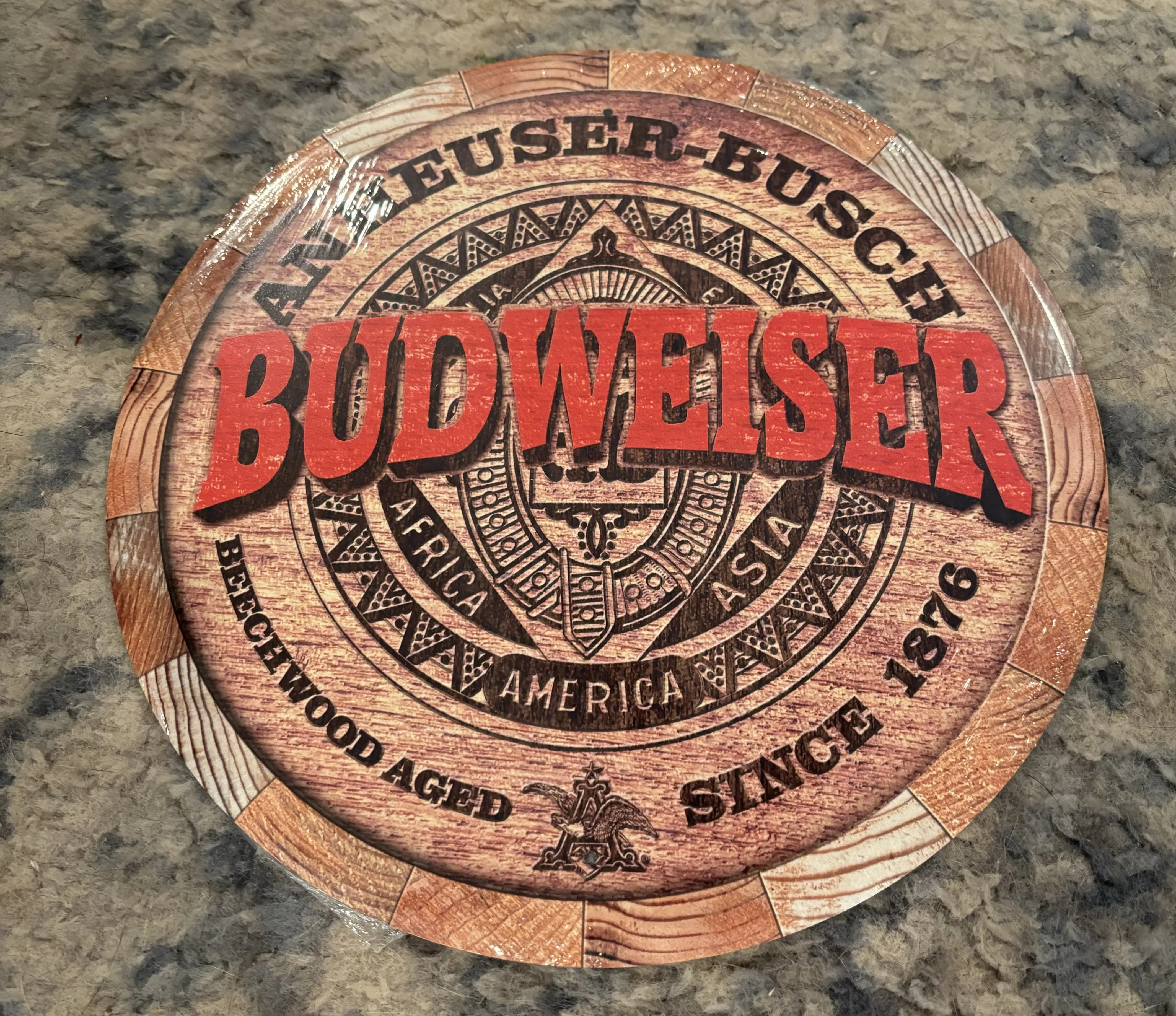 Budweiser-Barrel End (Round) - Tin Signs Metal Sign