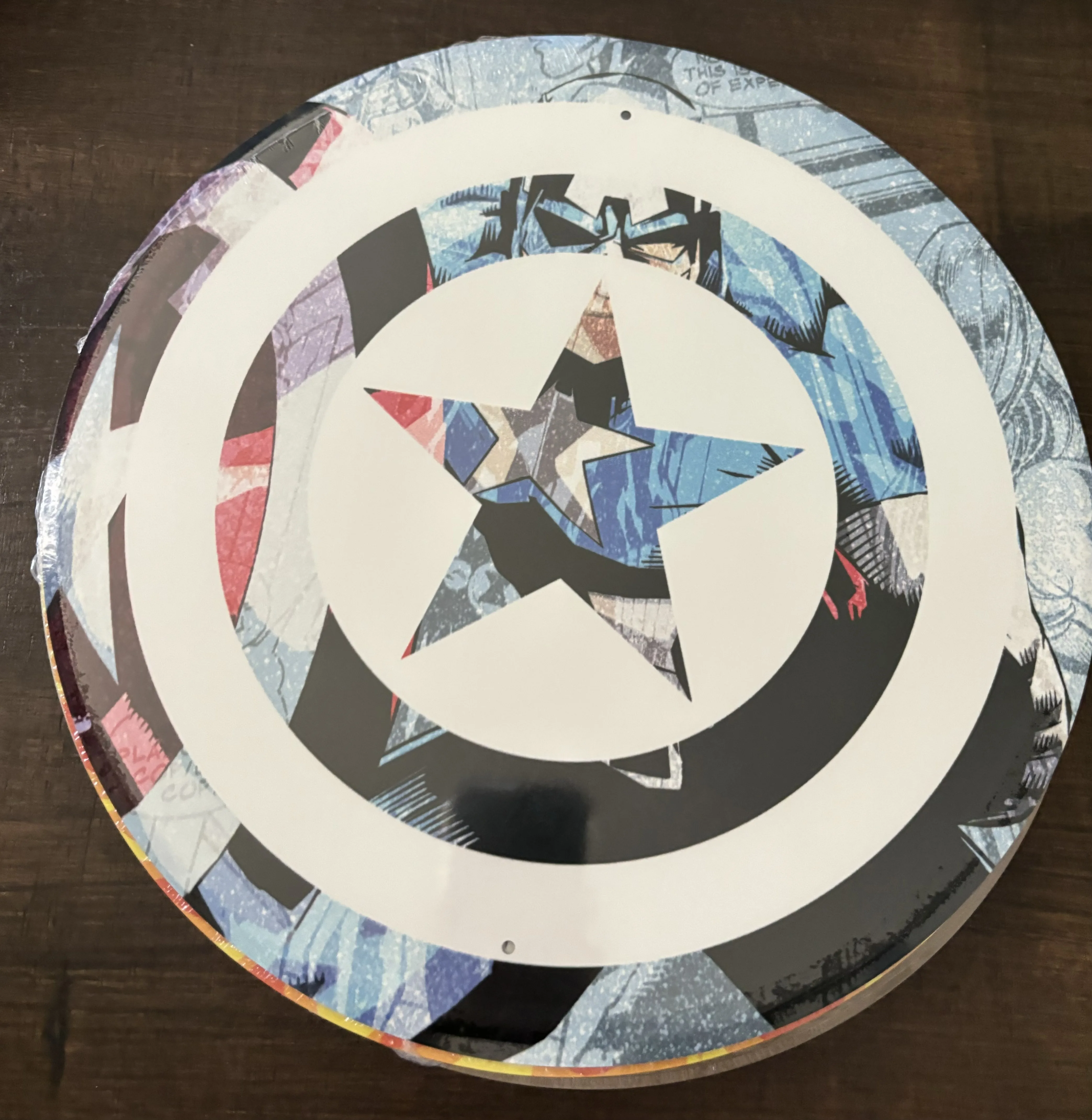 Captain America (Round) - Tin Signs Metal Sign