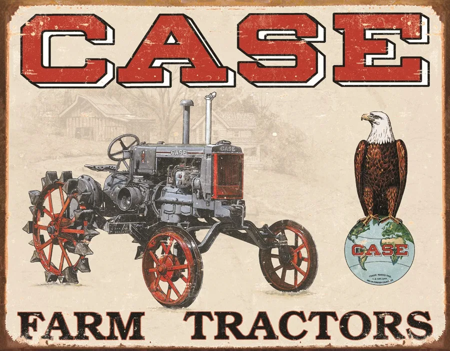 Case Farm Tractors - Tin Signs Metal Sign