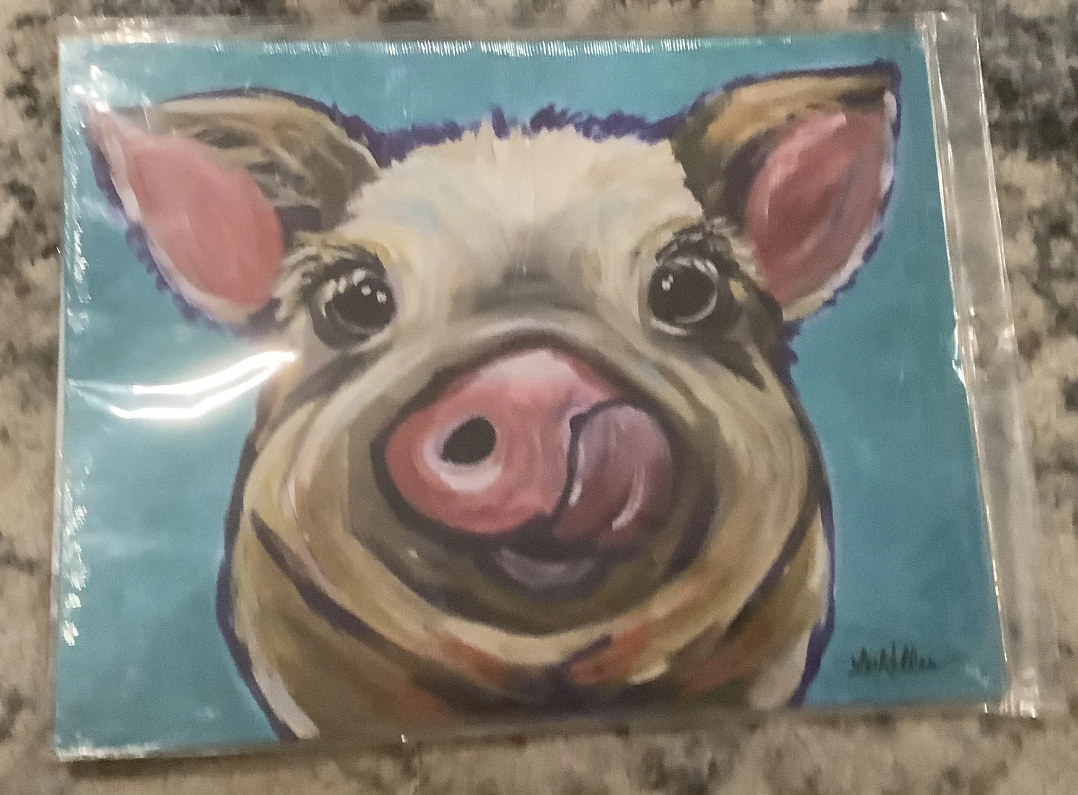 Cesar The Pig - Tin Signs Metal Sign