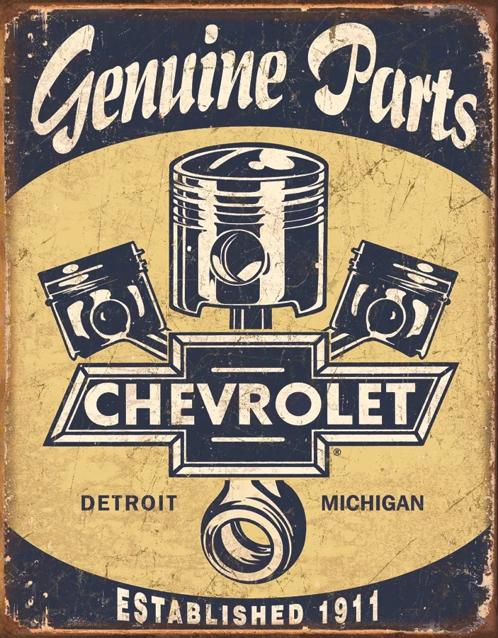 Chevrolet Genuine Parts #2 - Tin Signs Metal Sign