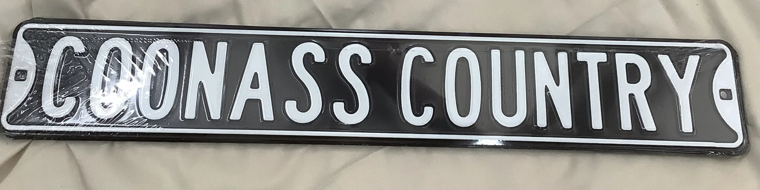 Coonass Country - Street Signs Metal Sign