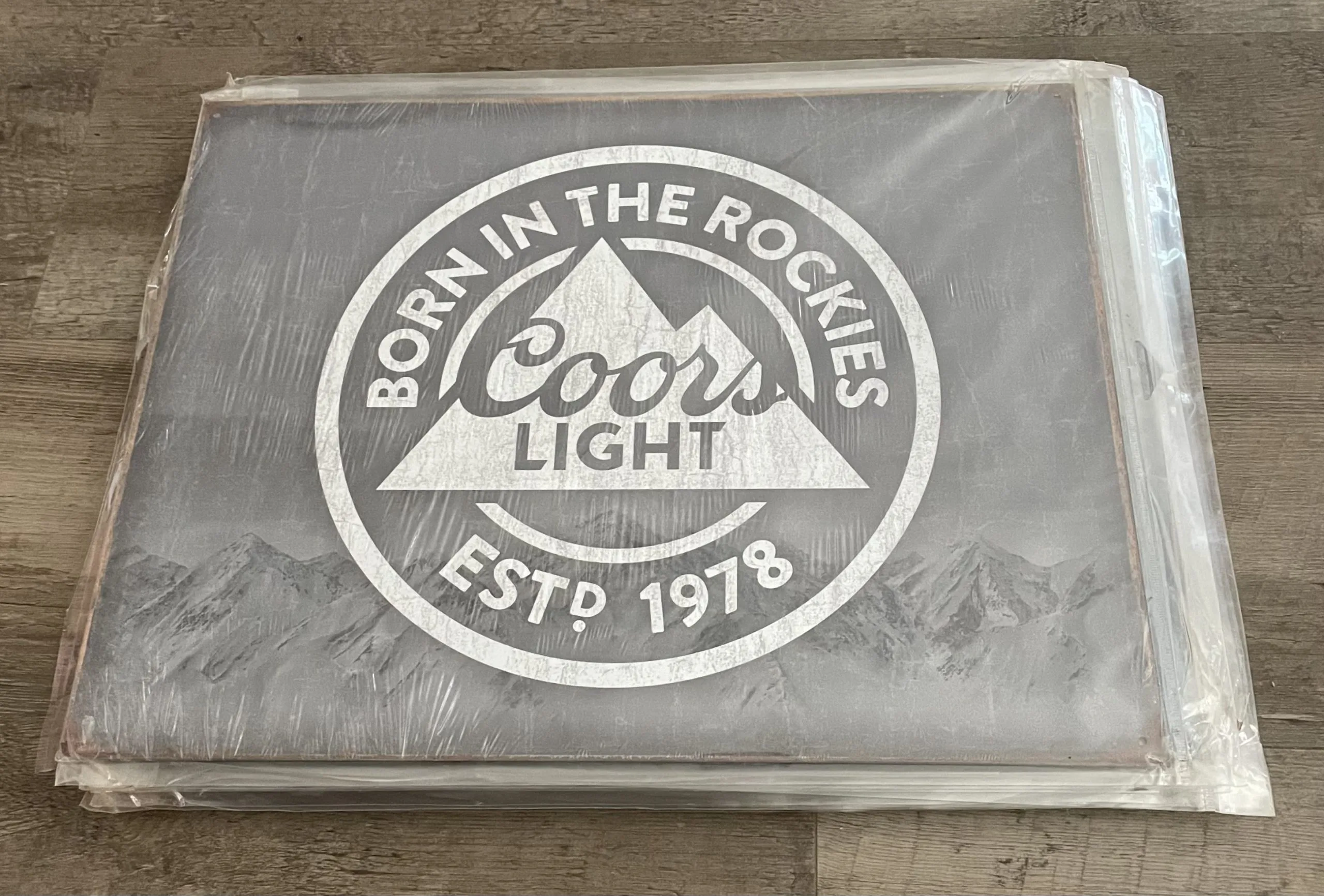 Coors Light-Born In The Rockies-Estd. 1978 - Tin Signs Metal Sign