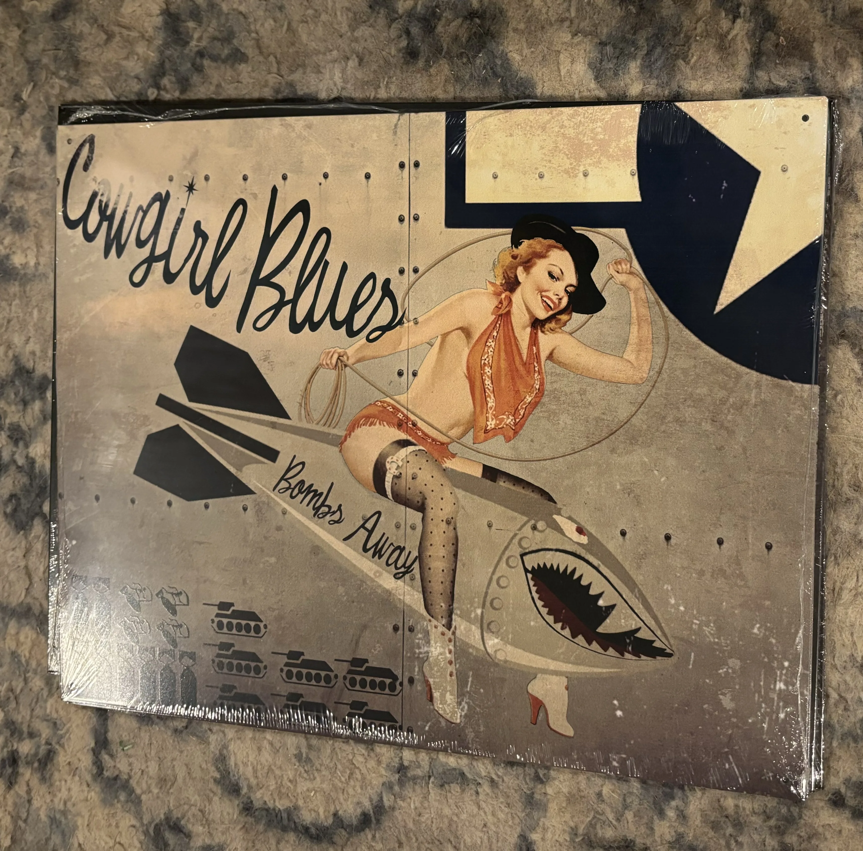 Cowgirl Blues-Bombs Away - Tin Signs Metal Sign