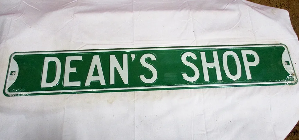 Dean's Shop - Street Signs Metal Sign