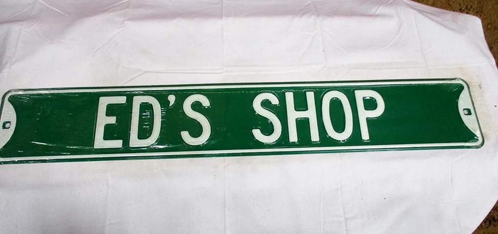 Ed's Shop - Street Signs Metal Sign