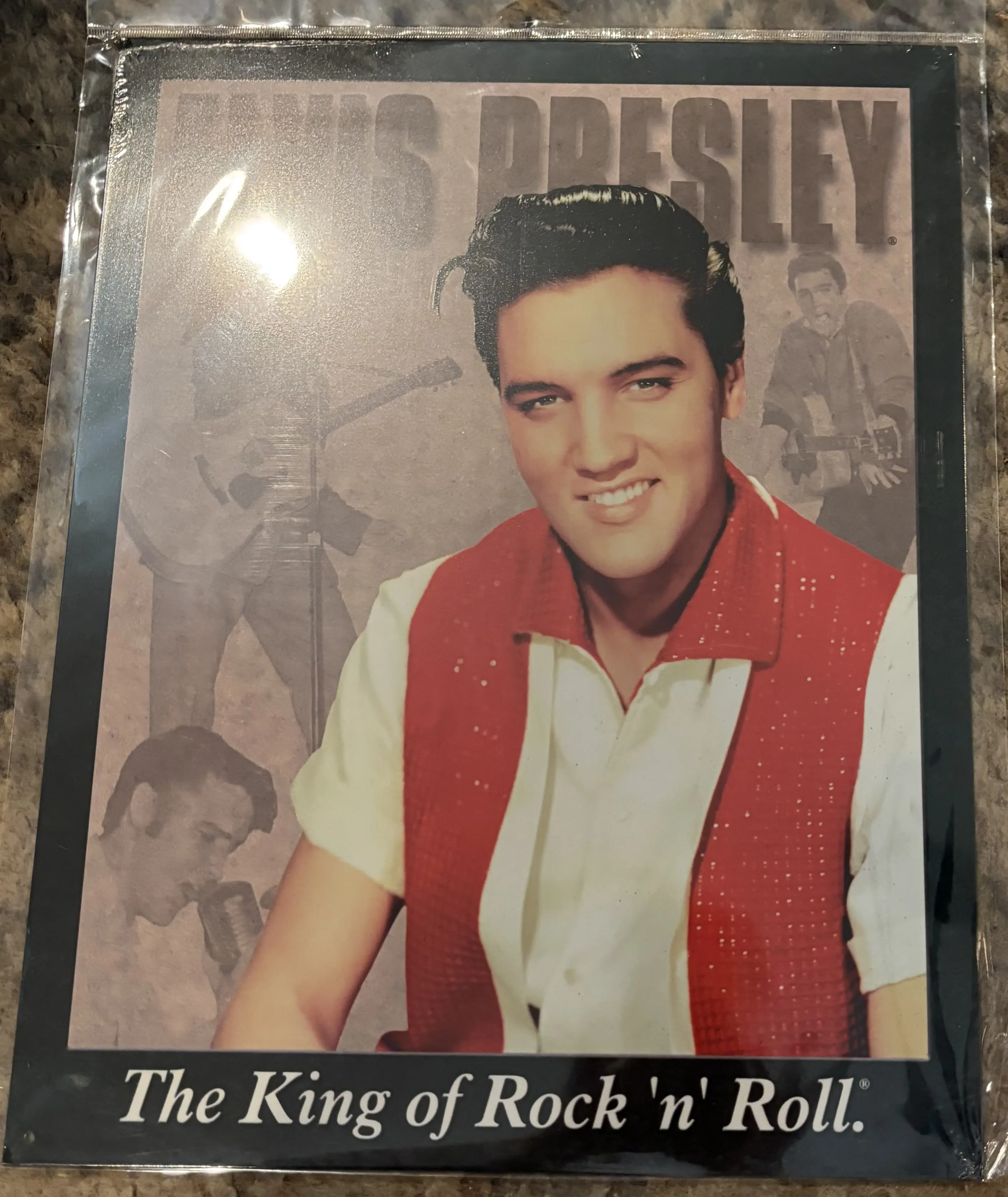 Elvis Presley-(The King Of Rock "N" Roll) - Tin Signs Metal Sign