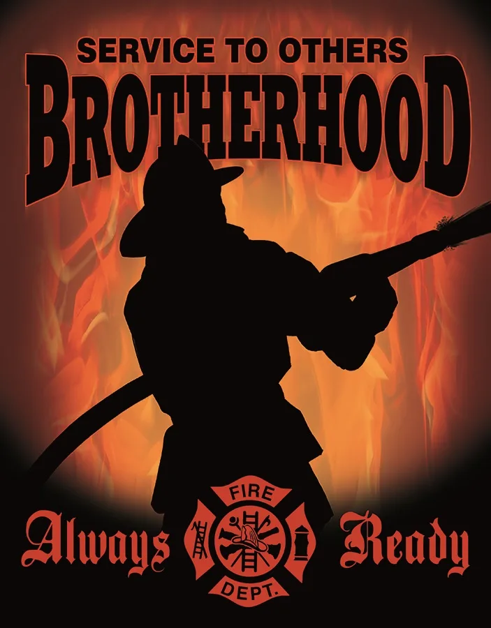 Fireman - Brotherhood - Tin Signs Metal Sign