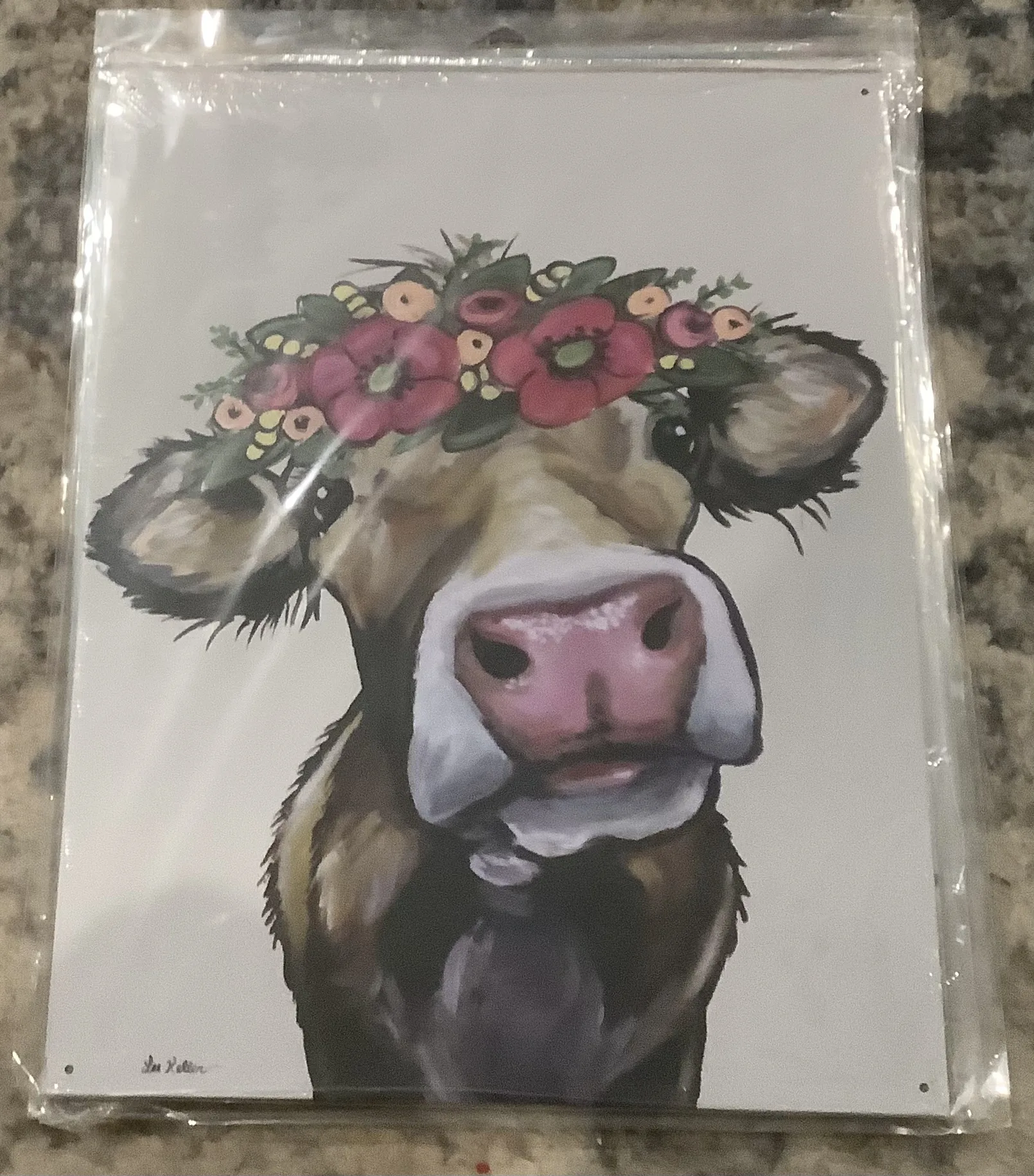 Hazel The Cow - Tin Signs Metal Sign