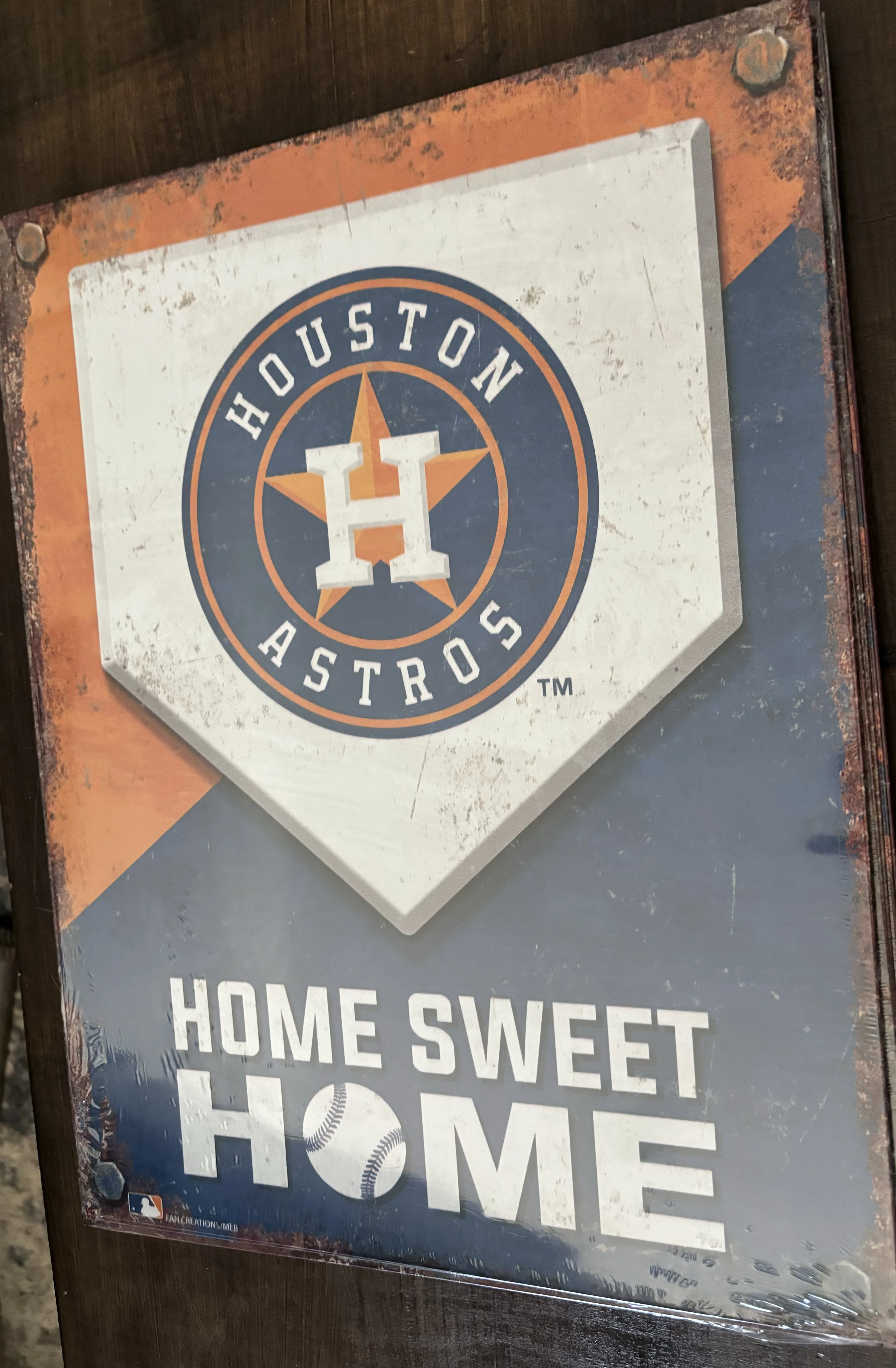 Houston Astros-Home Sweet Home - Tin Signs Metal Sign