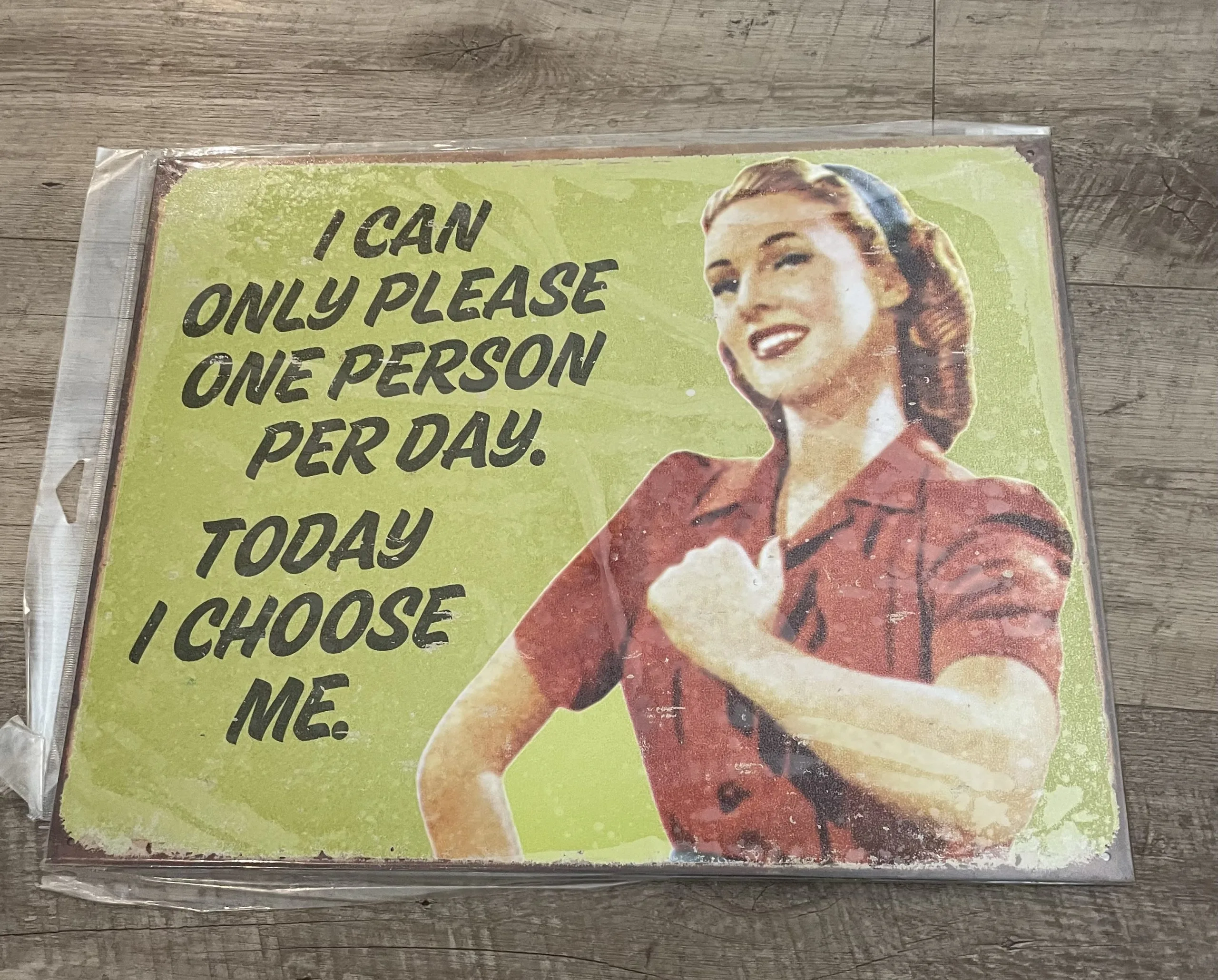 I Can Only Please One Person Per Day-Today I Choose Me - Tin Signs Metal Sign