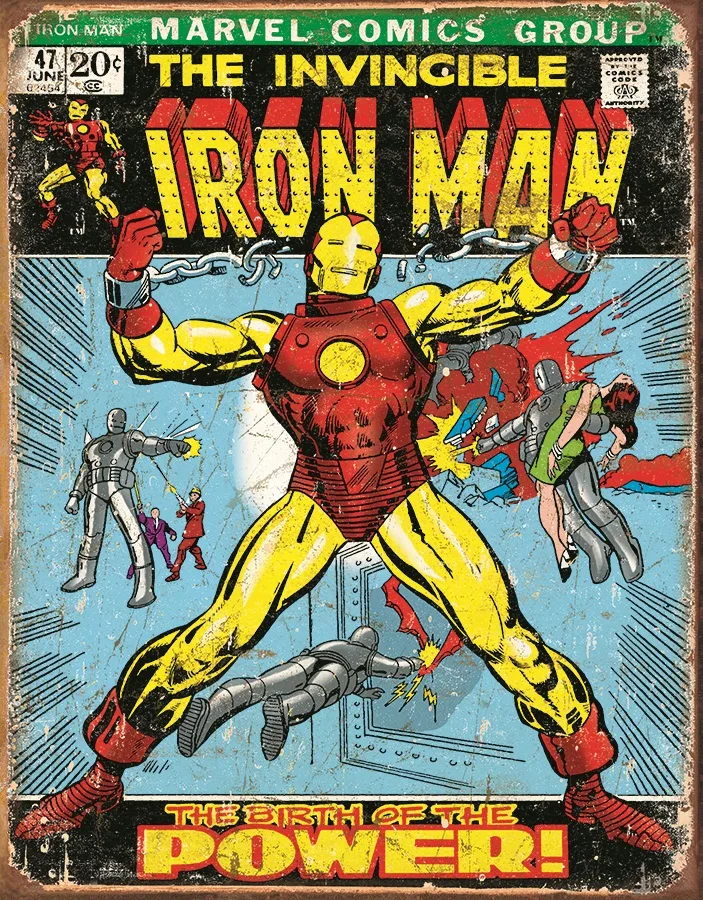 Ironman - The Birth Of Power - Tin Signs Metal Sign