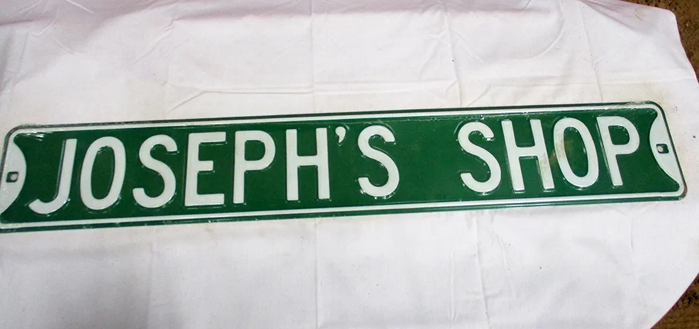Joseph's Shop - Street Signs Metal Sign