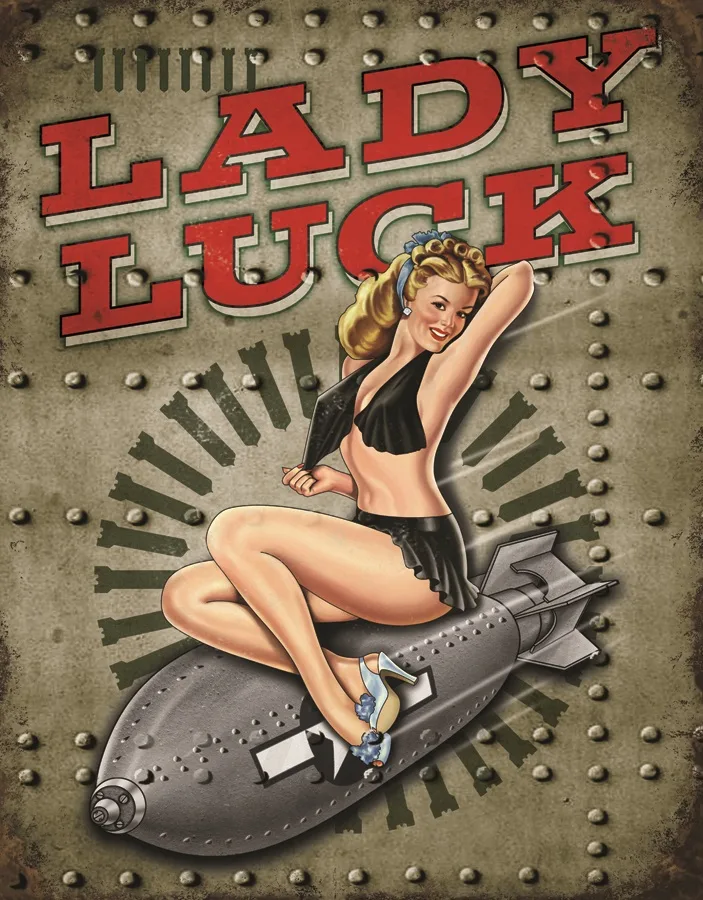 (Legends) Lady Luck - Tin Signs Metal Sign