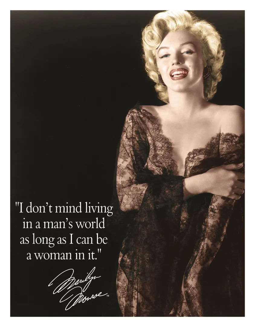 Marilyn Monroe - Man's World - Tin Signs Metal Sign