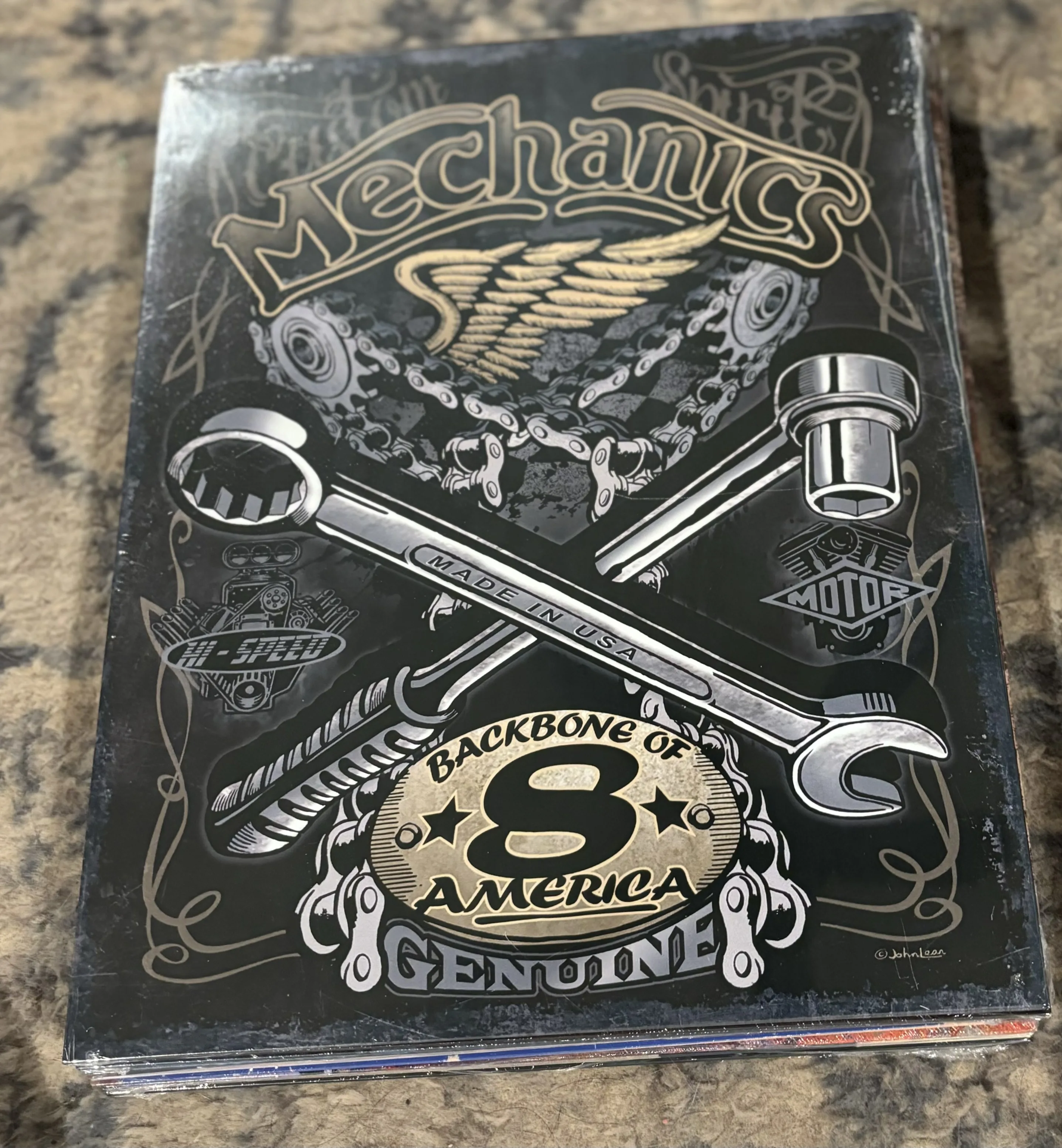 Mechanics-Backbone Of America - Tin Signs Metal Sign