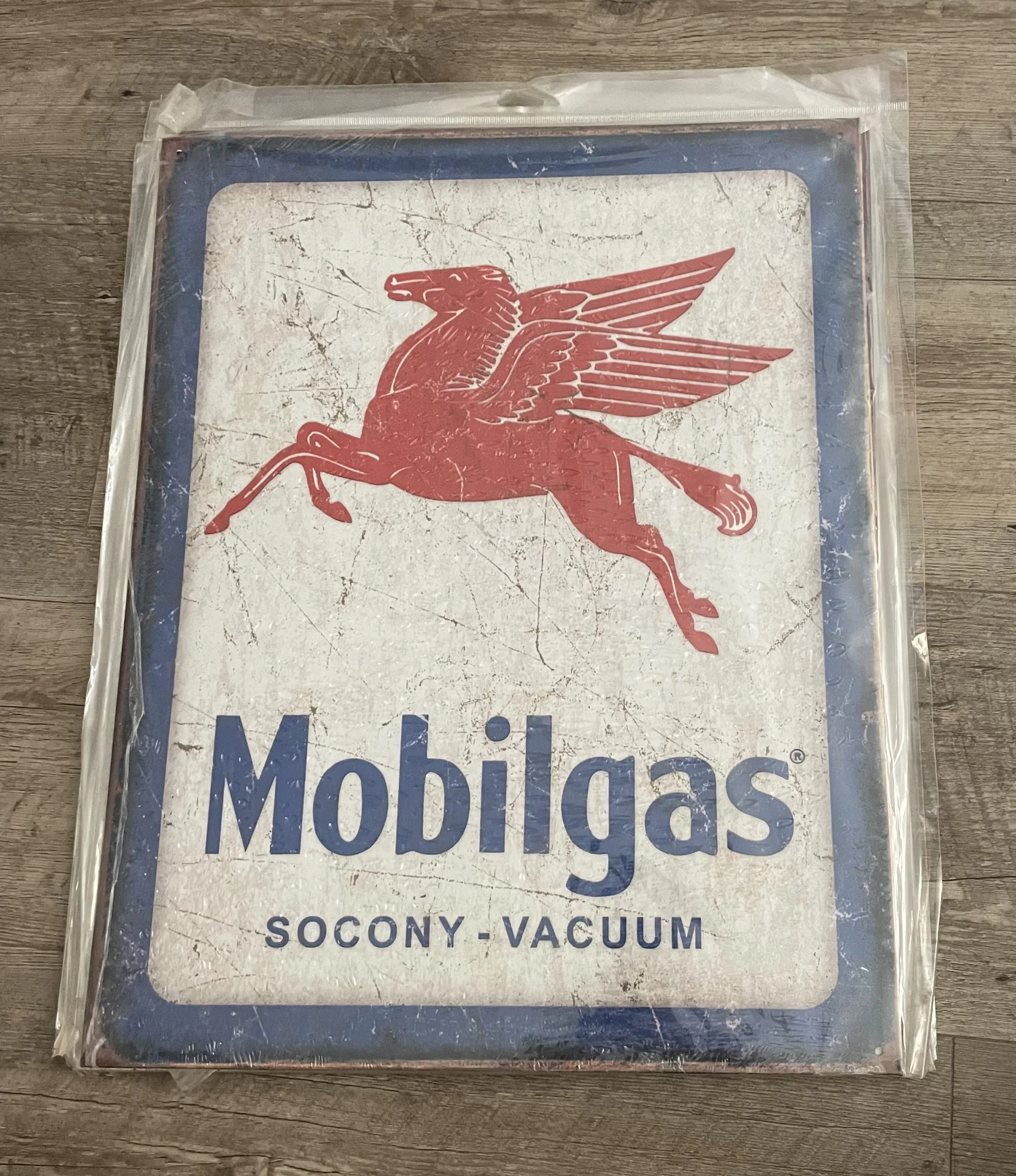 Mobilgas (With Pegasus) Socony-Vacuum - Tin Signs Metal Sign