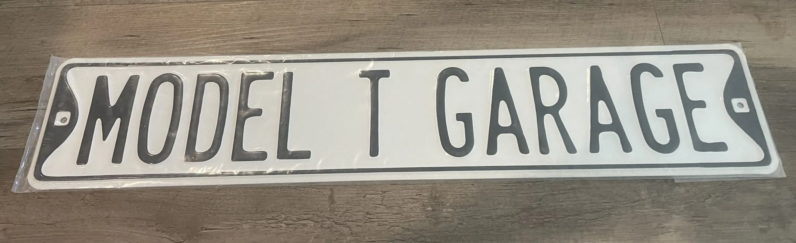 Model T Garage - Street Signs Metal Sign
