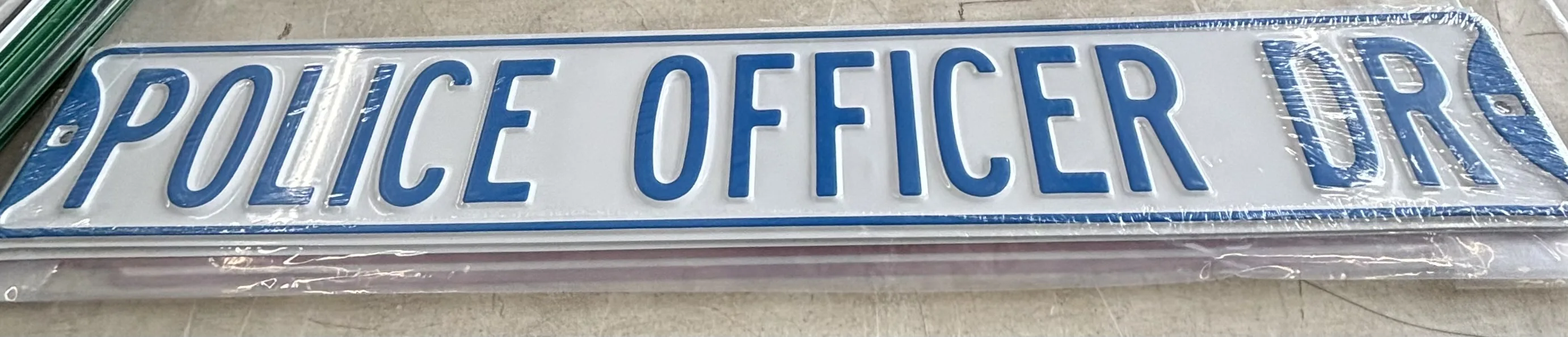 Police Officer Dr - Street Signs Metal Sign