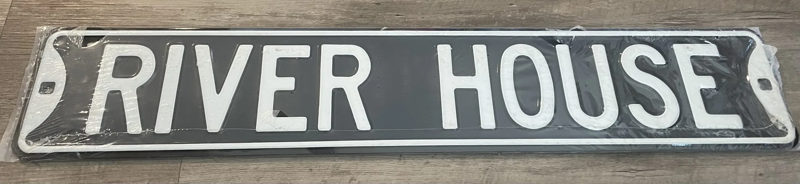 River House - Street Signs Metal Sign