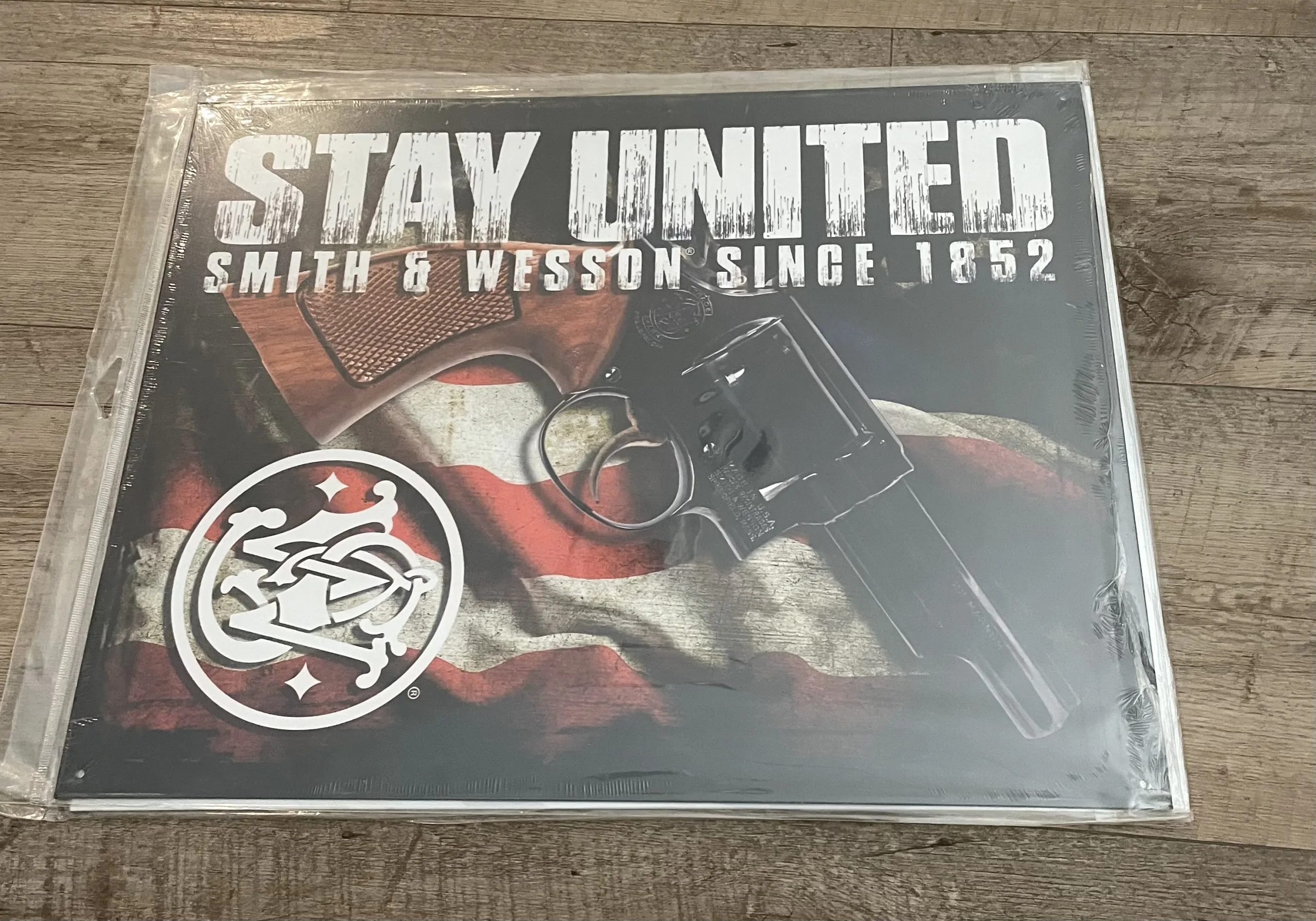 Stay United-Smith & Wesson-Since 1852 - Guns Metal Sign
