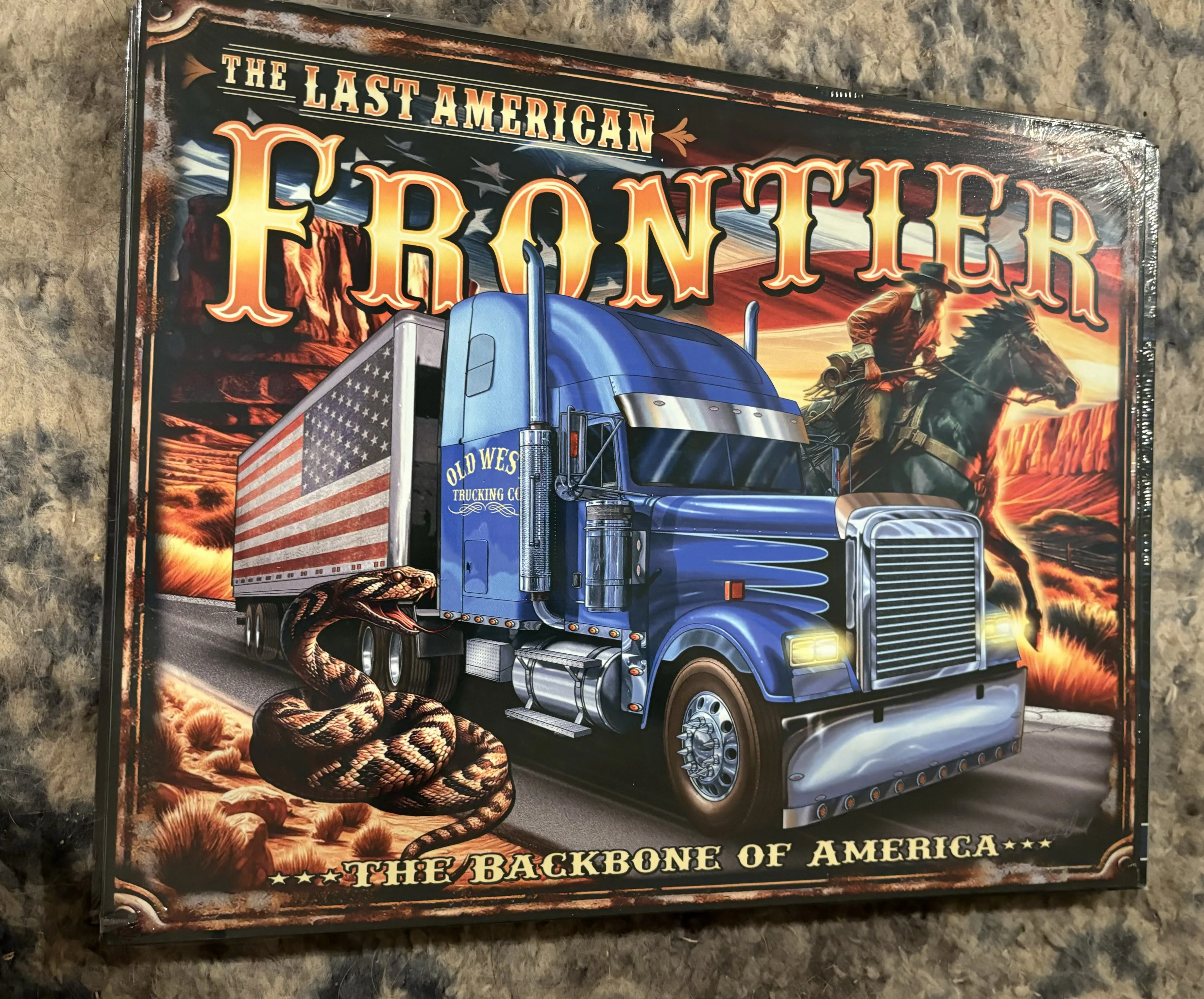The Last American Frontier-The Backbone Of America - Tin Signs Metal Sign