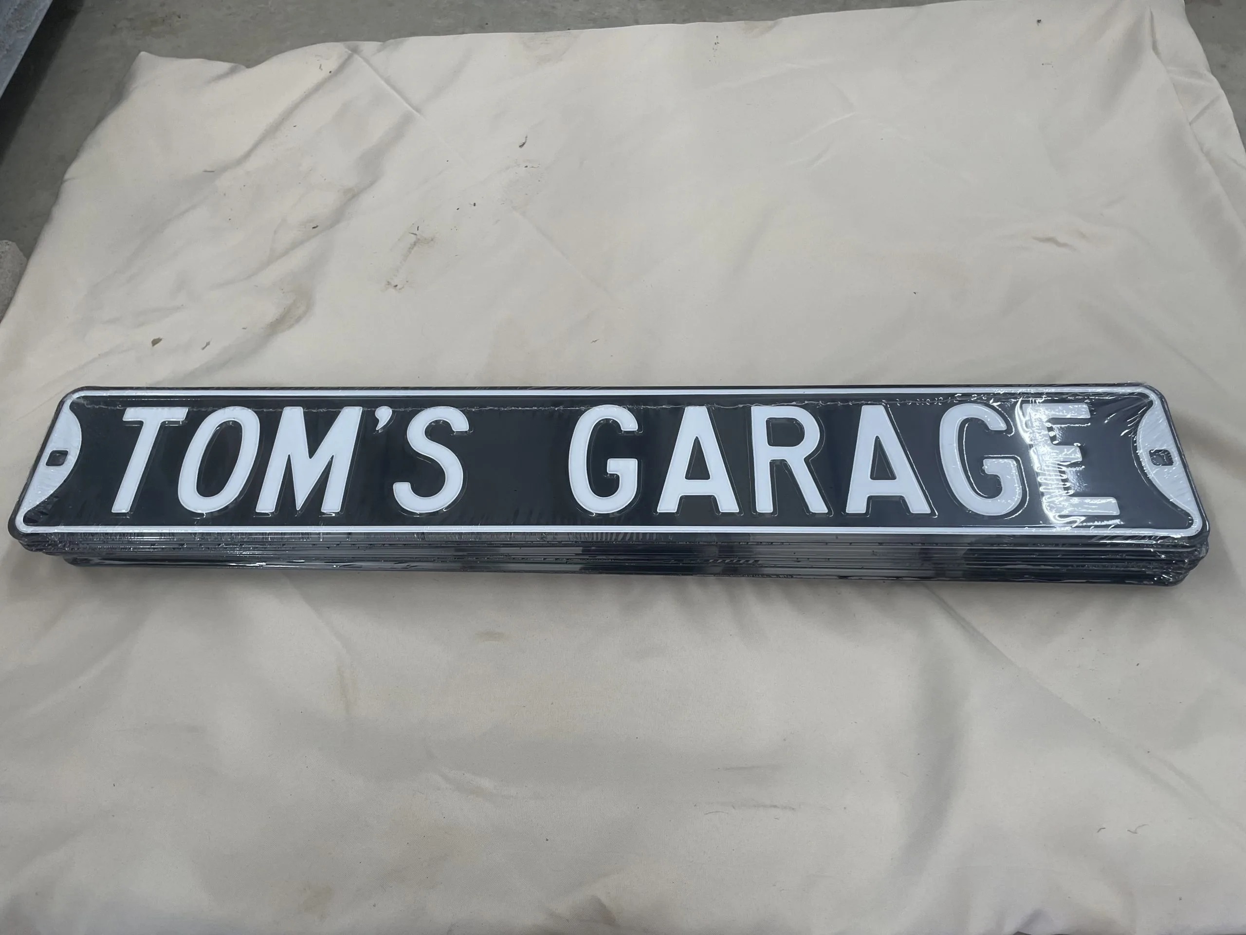 Tom’s Garage - Street Signs Metal Sign