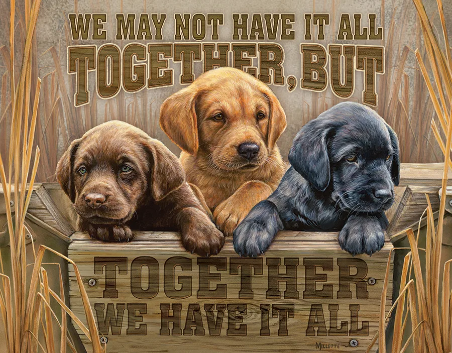 We May Not Have it All Together-But Together we Have it All - Tin Signs Metal Sign